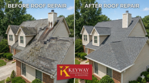 keyway construction roofing before & after