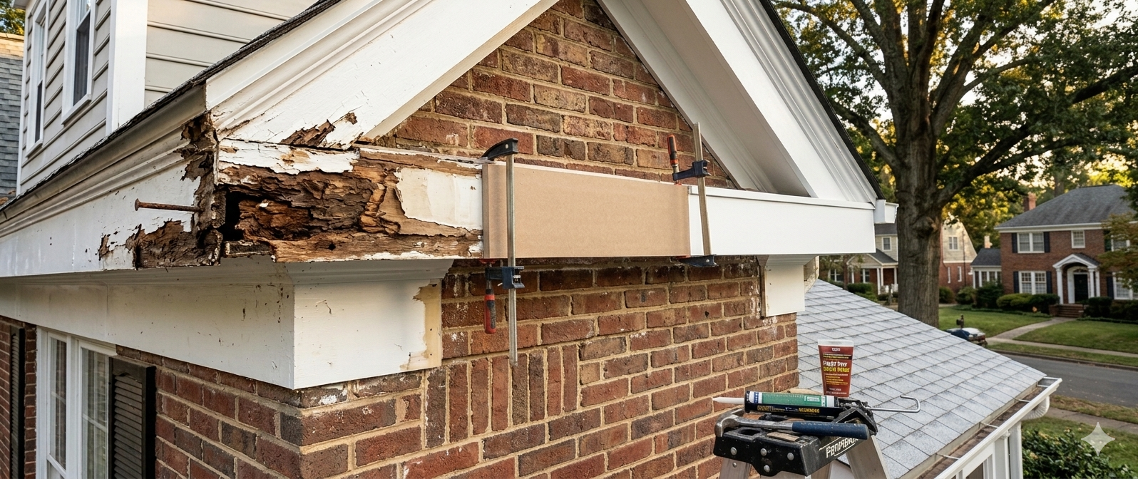 Exterior Wood Rot and Trim Repair